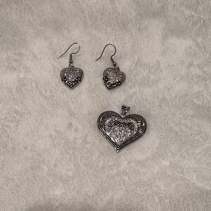 Montana Silversmiths Silver Heart Earrings